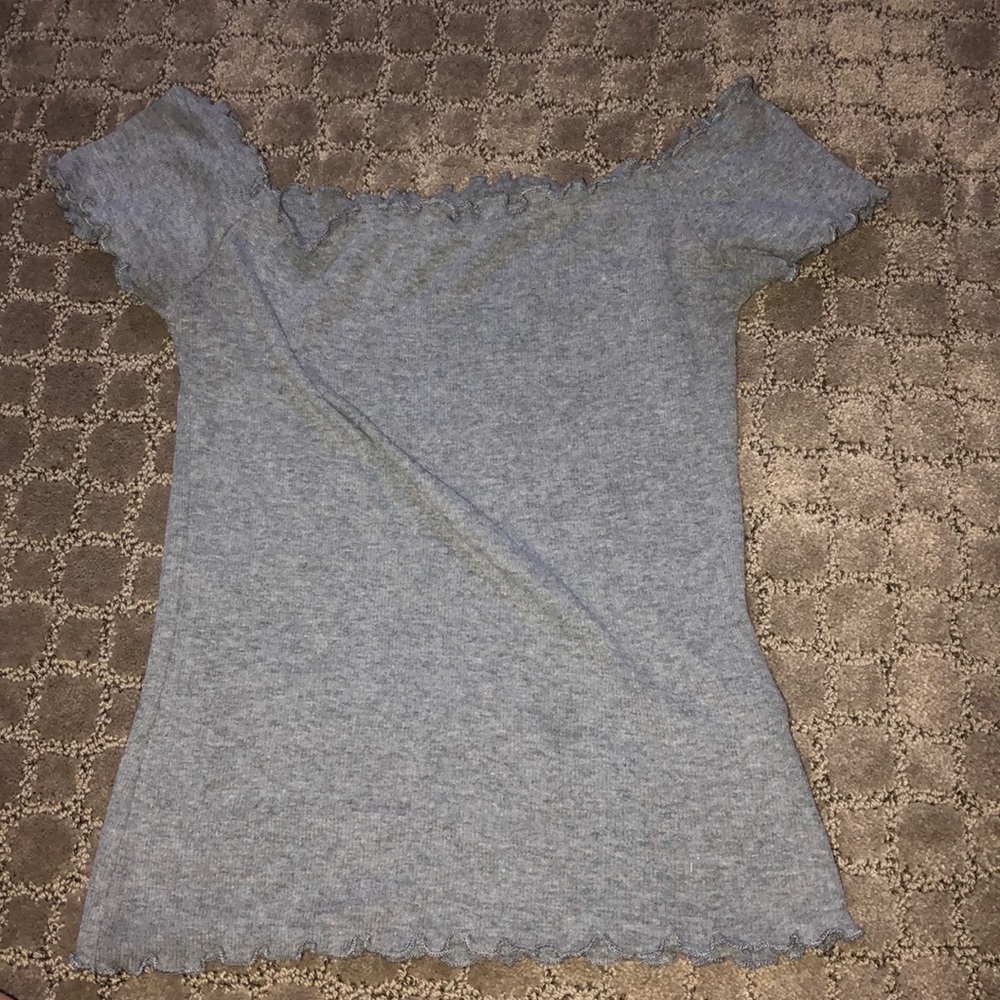 Hollister off shoulder short sleeve shirt